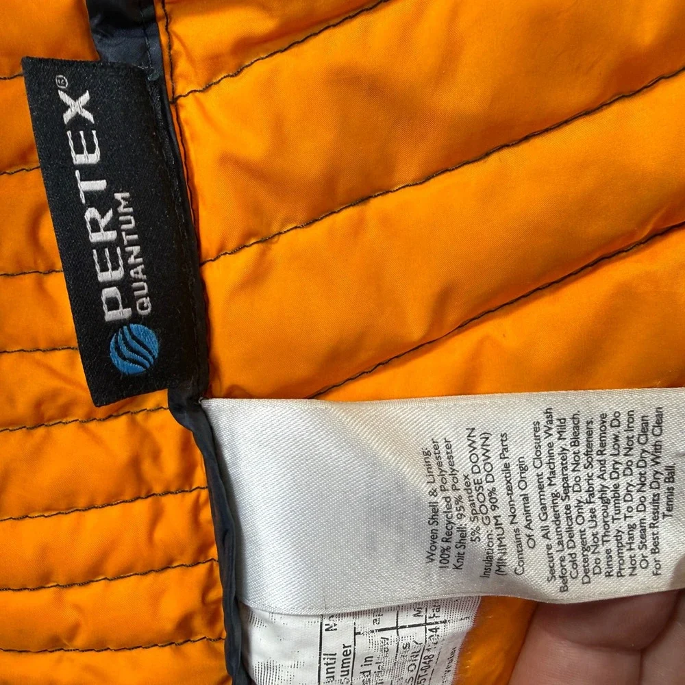 Eddie Bauer First Ascent EB800 Down Jacket Men Large Pertex Quantum Puffer Black